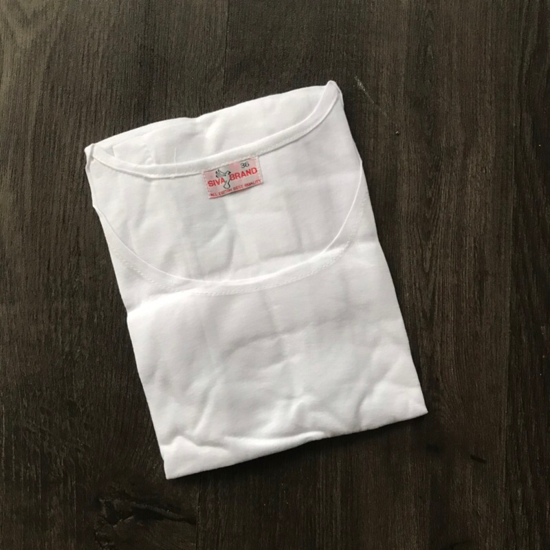 Swang Kaos Oblong Pria Laki-laki Dewasa Warna Putih Polos