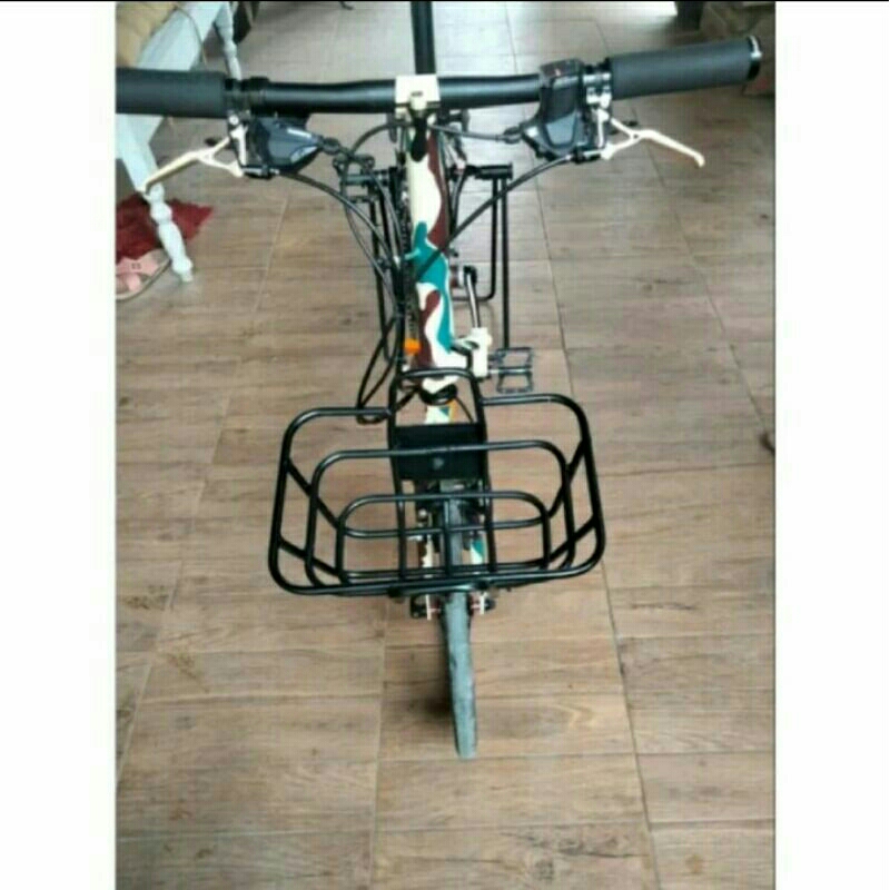 Keranjang Sepeda Lipat Front Rack Depan Rack Sepeda Keranjang Sepeda Lipat