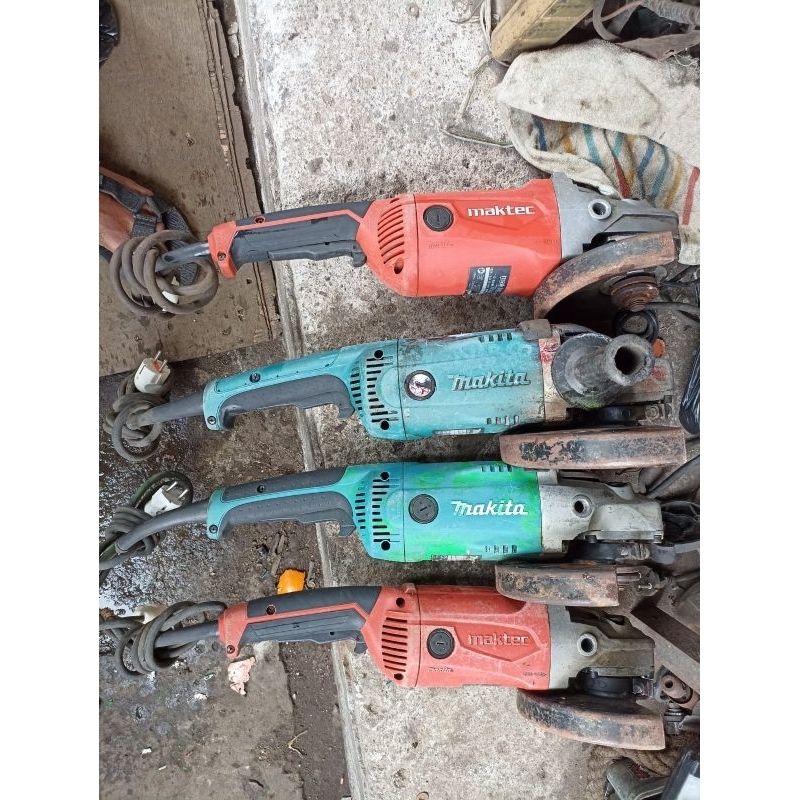 Gerinda 7 inch MAKTEC , MAKITA & BOSCH kondisi second (bekas pakai)