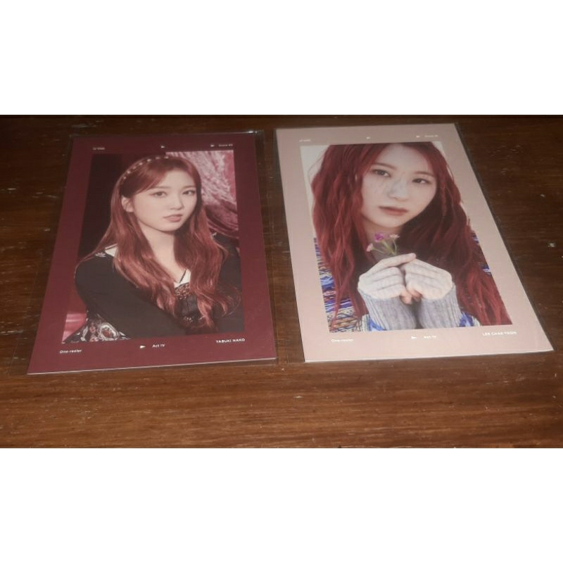 POSTCARD IZONE ALBUM I WILL&ONE REELER CHAEYEON NAKO CLEARANCE SELL