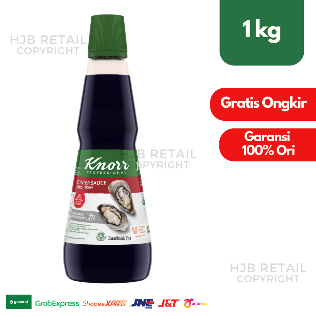 

Knorr Oyster Sauce / Knorr Saus Tiram 1kg