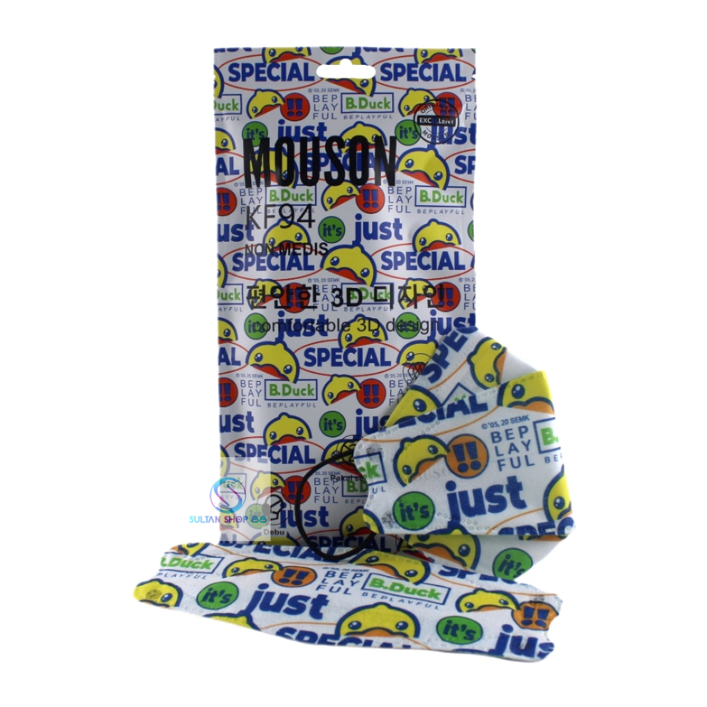 Masker Mouson KF94 Motif 4ply | Masker Kf94 Korea isi 10