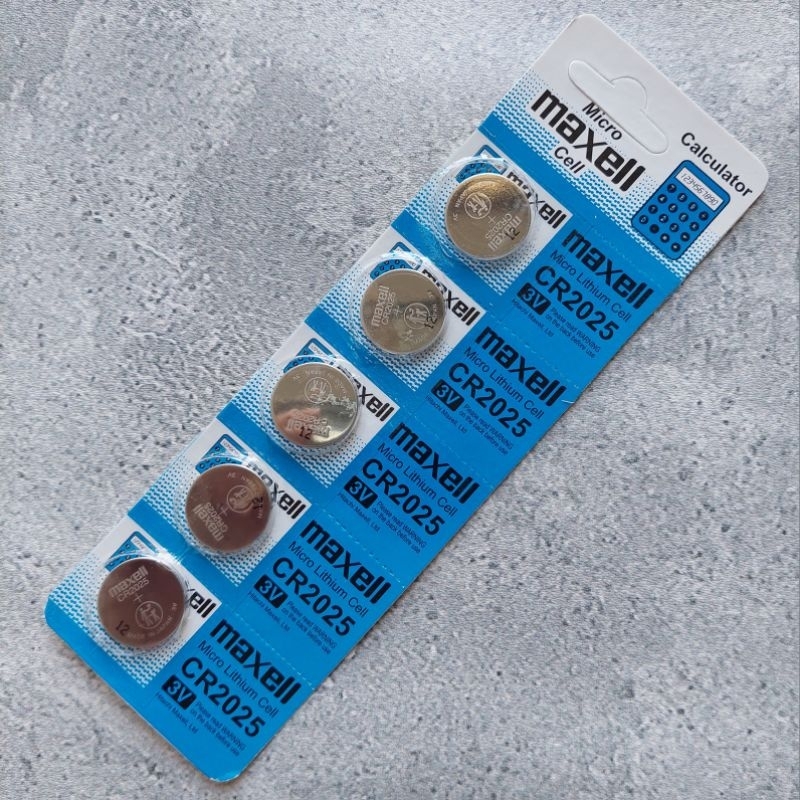 Baterai maxell CR2025 original batre batrey batu 2025 made japan ori