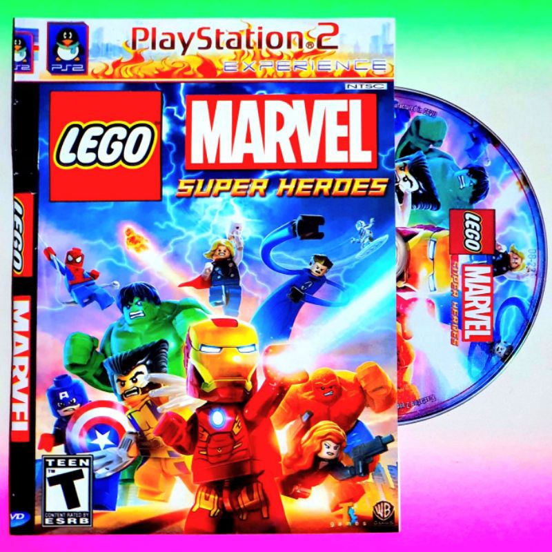 KASET PS2 LEGO MARVEL - KASET CD PS2 LEGO TERBARU - KASET CD PS 2 - KASET PLAYSTATION 2 - KASET PS2 