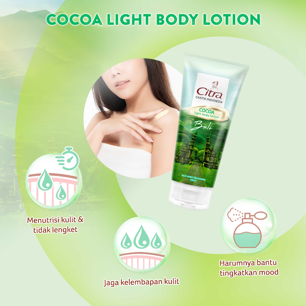 Citra Cocoa Light Body Lotion 180mL