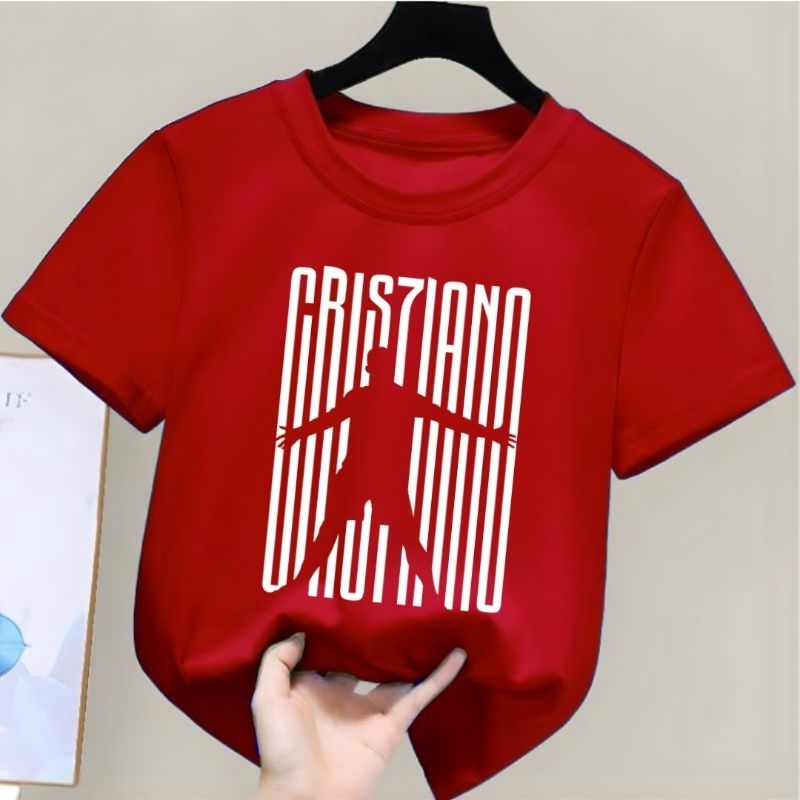 Kaos Anak Cristiano 7 besar Baju Anak Laki Laki Atasan Anak Kaos Distro Anak Baju Oblong Anak Kaos Bola Anak Cowok