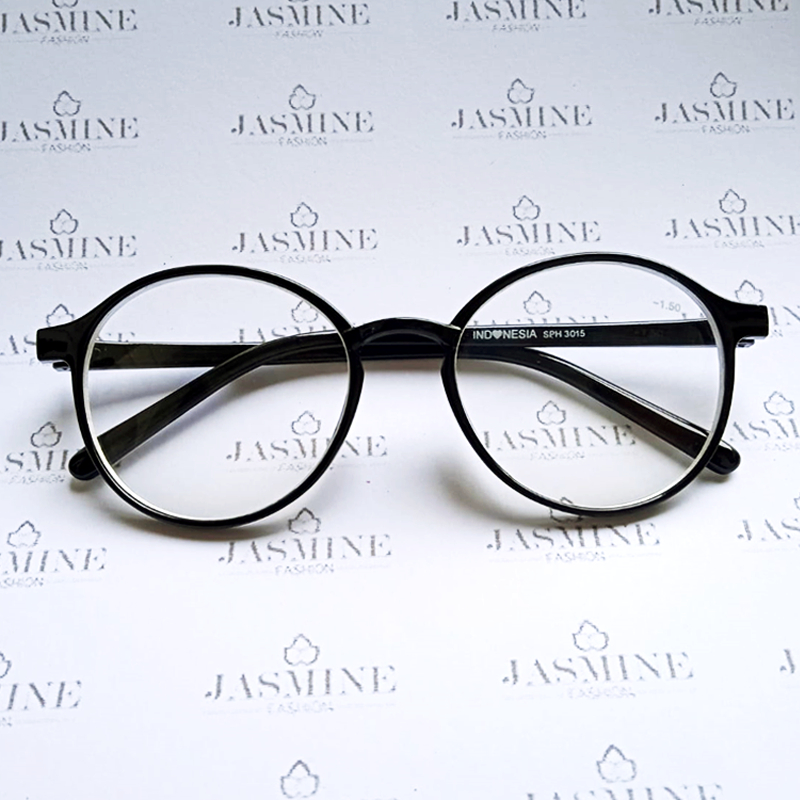 Kacamata Min Model Oval -0.50 sd -4.00 Kacamata Minus Cewek Cowok Korea Kaca mata Baca Minus