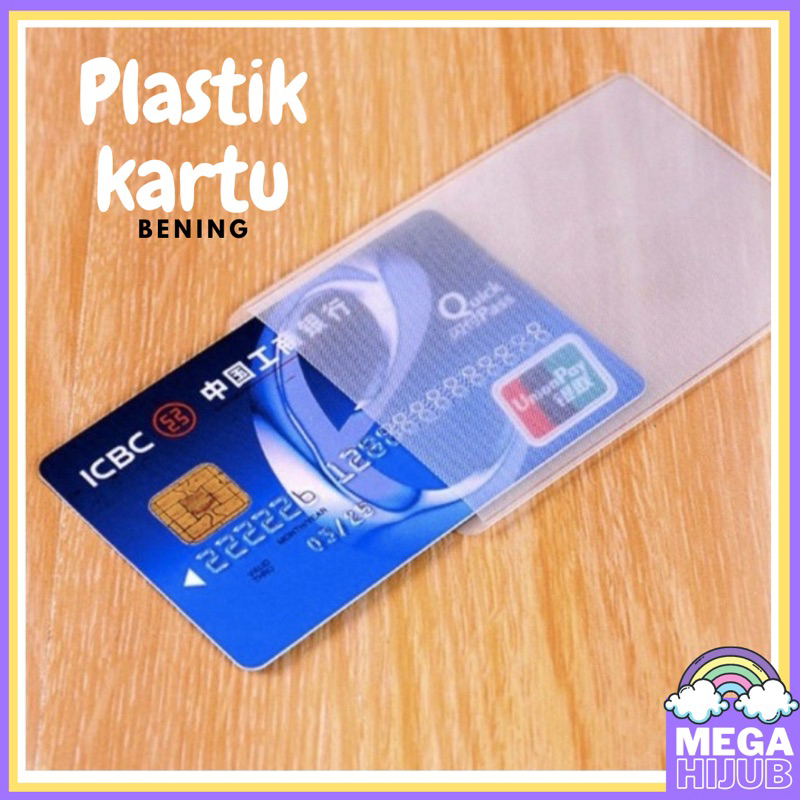 PLASTIK PELINDUNG KARTU ATM/ SIM/ KTP DSB