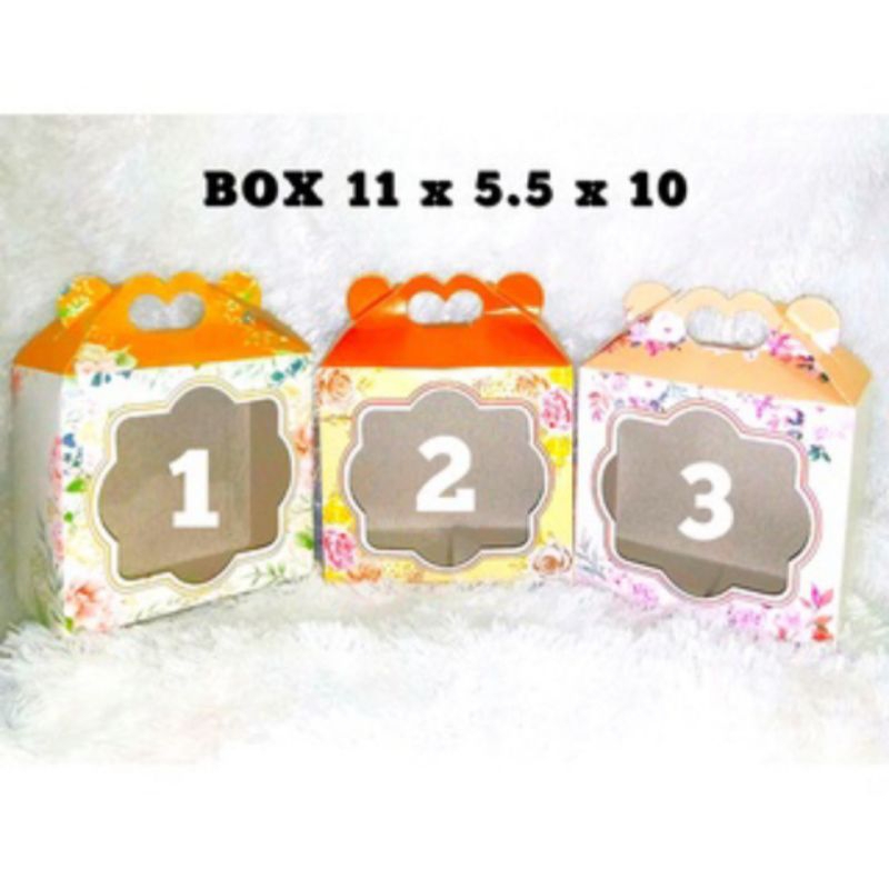 

(JUAL MURAH karena SALAH UKURAN) Dus souvenir mangkok kecil uk 11x5.5x10 warna : Cream, Peach, Soft Pink