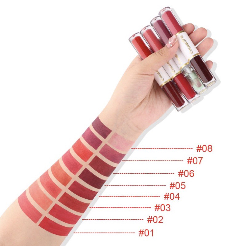 CMAADU BPOM 2 in 1 Double Lipstik Matte Liquid Lipstick Waterproof Long Lasting