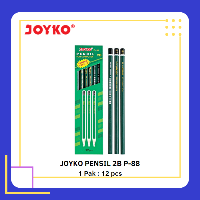 

JOYKO Pensil 2B P-88 1 Pak - 12 Pcs