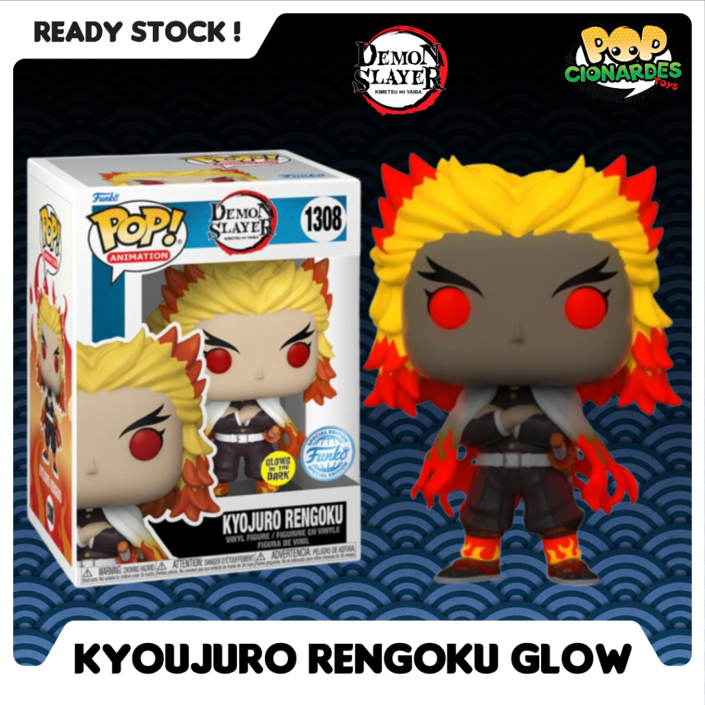 Funko POP Animation - Demon Slayer - Kyojuro Rengoku Exc Glow #1308