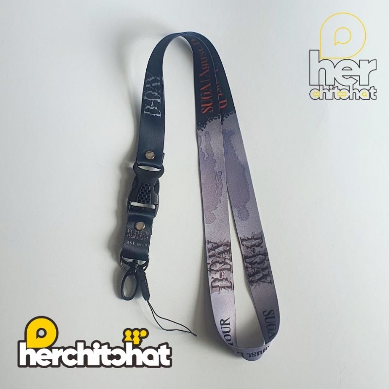 

Lanyard / Tali Id Card Suga (Bts) Agust-D Tour - Unofficial