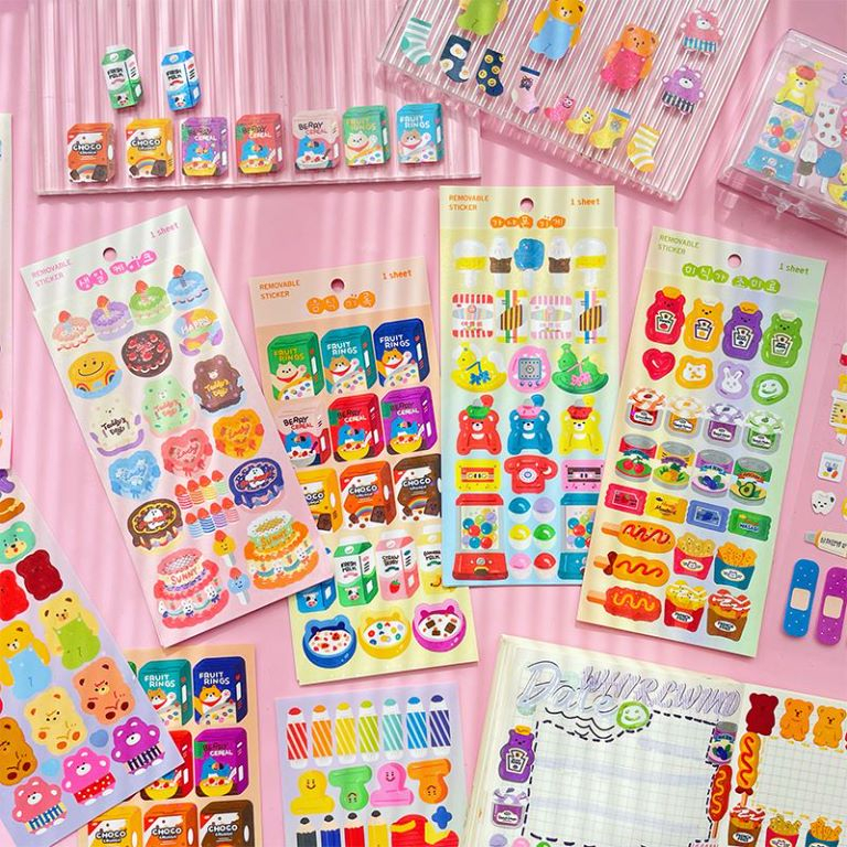 

[HARU] Lovely Vending Machines Series Sticker Pack Stiker Minimalist Cute Aesthetic Untuk Dekorasi Scrapbook Journal Bujo Diary Decor