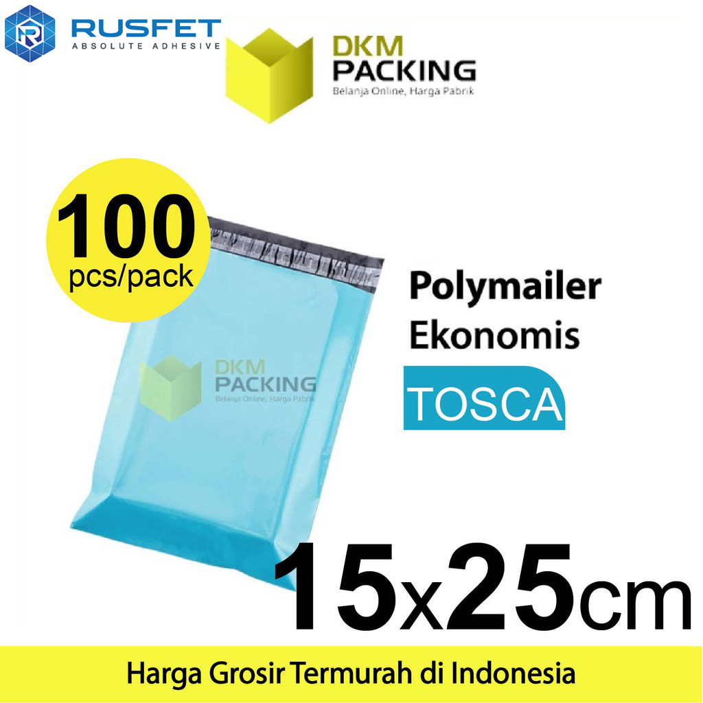 

Polymailer PACK TOSCA 15x25cm Amplop Plastik Packing Olshop EKONOMIS / TERMURAH
