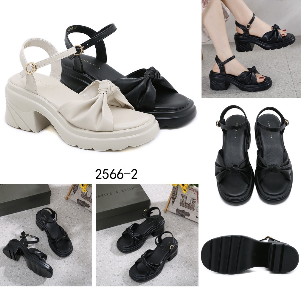 2566-2 Platform Sandals Ankle Straps