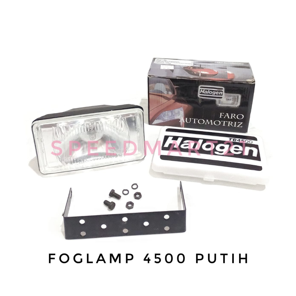 FOGLAMP / LAMPU KABUT 4500 PUTIH HALOGEN UNIVERAL PHANTER