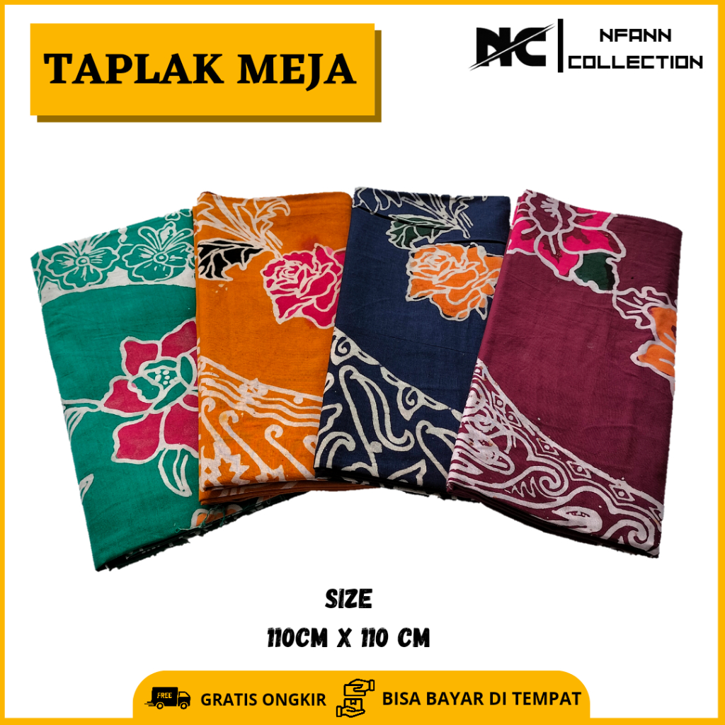 TAPLAK MEJA KAIN BATIK MURAH| SOUVENIR MEJA TAMU/MEJA MAKAN