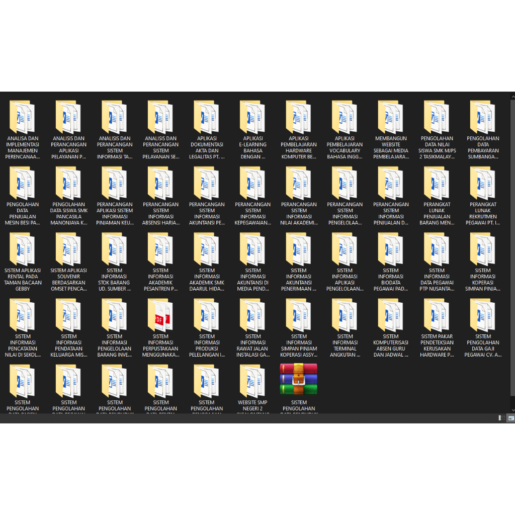 Judul Skripsi Sistem Informasi/Teknik Informatika 55 Judul Dan Penulisan Lengkap