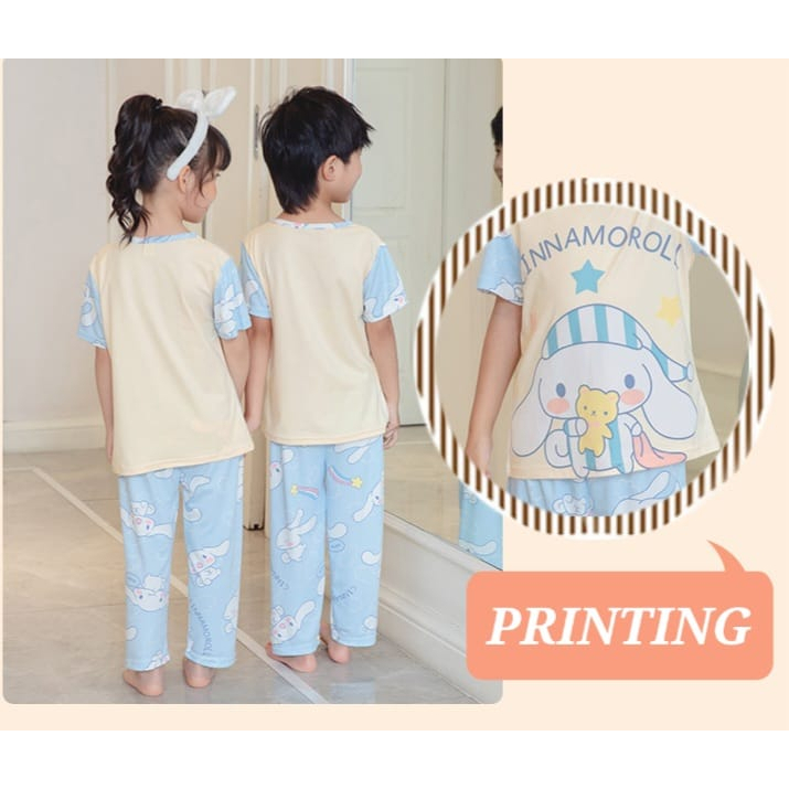 PIYAMA CUTE BAJU TIDUR ANAK CEWEK SET SANTAI DAILY FASHION IMPORT ADEM