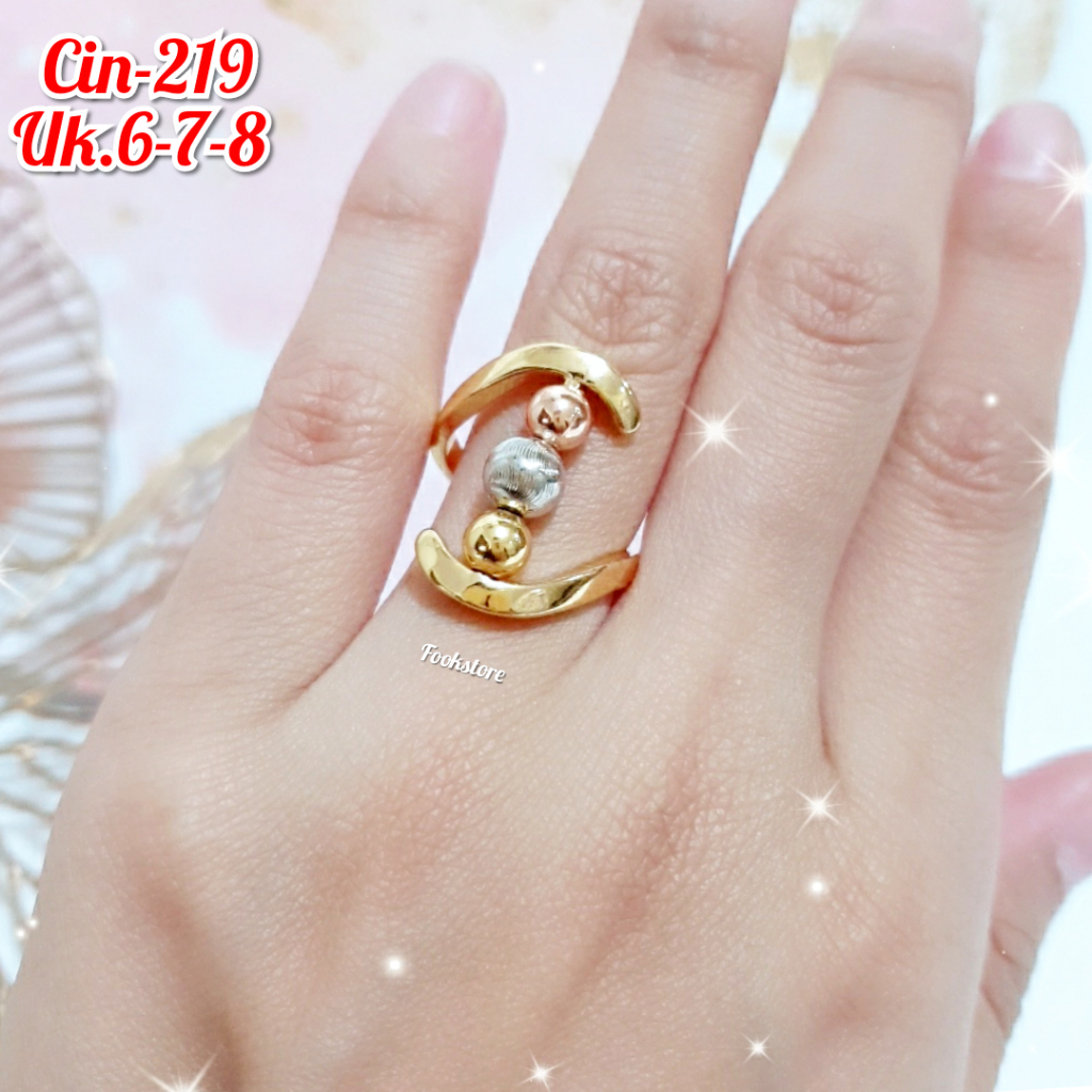 CINCIN DEWASA MOTIF BOLA MODEL TERBARU /CIN-219