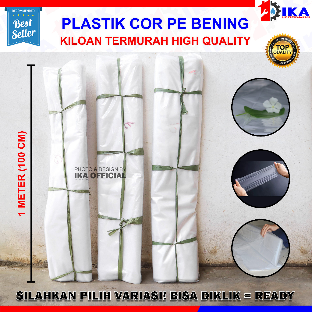 (KHUSUS GOJEK/GRAB) PLASTIK COR BENING ± 6 7 10 KILOGRAM TERMURAH TEBAL / SARUNG PENUTUP / TEBAL 2 LAPIS COVER SHEET