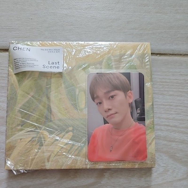 EXO Chen jongdae pob yzy last scene digipack only with yizhiyu photocard pc official (pc damage)