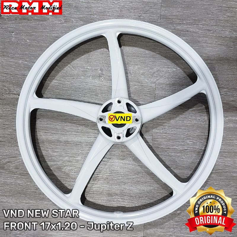 velg depan vnd new star 120x17 mio/Jupiter z/mx