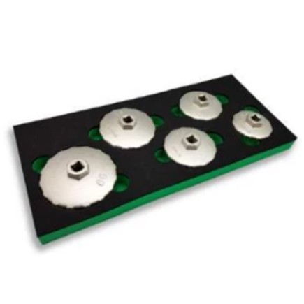 TEKIRO EVA Kunci Oli Filter Tipe Mangkok Set 5 Pcs