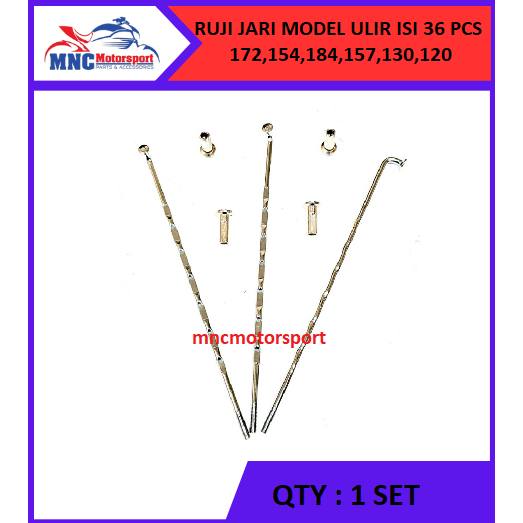 RUJI JARI MODEL ULIR DIAMOND 120 130 154 157 172 184