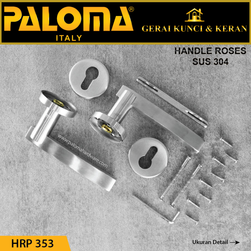 Handle Pintu Roses PALOMA HRP 353 LHT LAGUNA SS