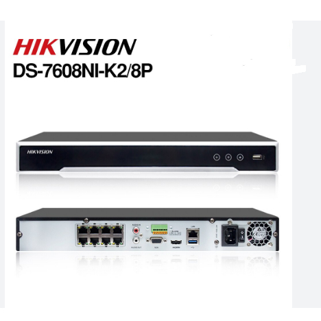 Hikvision NVR 8 Channel DS-7608NI-K2/8P