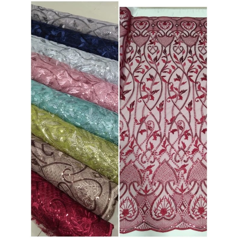 Payet Sequin Premium/Payet/Bahan Kebaya