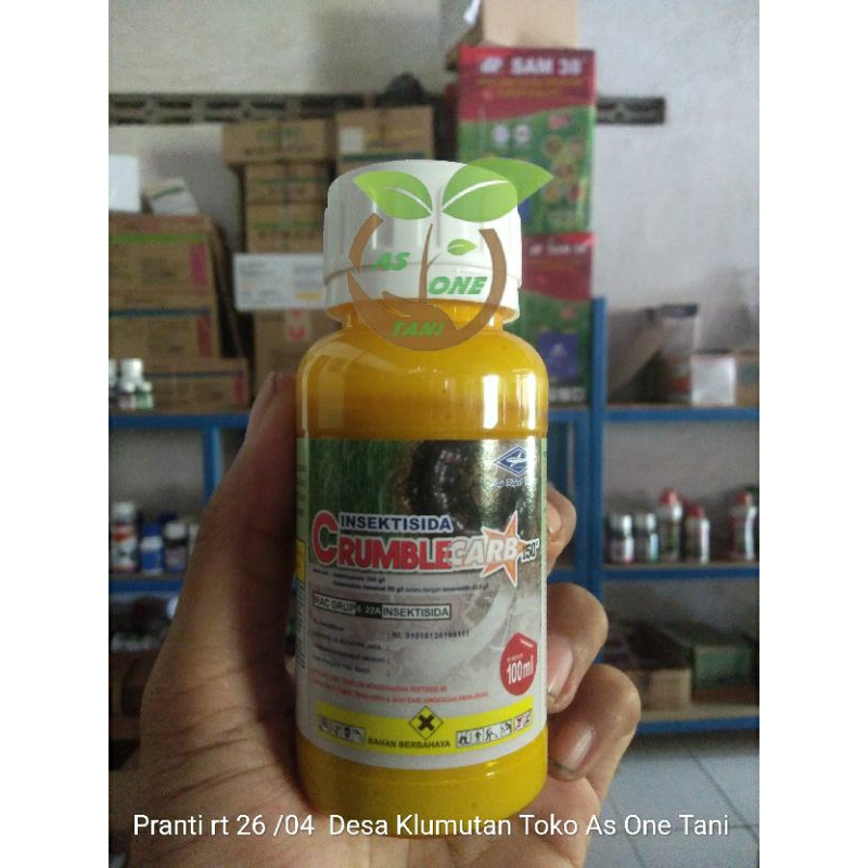 Insektisida Crumble Carb 150 SC Kemasan 100 Ml Spesialis Ulat
