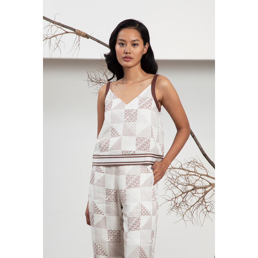 bateeq atasan batik wanita CAMI LOUNGE TOP