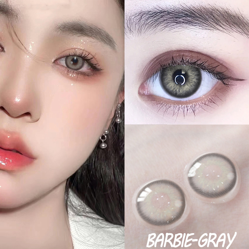 BARBIE Soft contact lens mata besar warna terlaris BARBIE Korea Selatan DIA digunakan setiap tahun: 14.2mm [COD &amp; stok tersedia] -1.00 s/d -6.00 Minus Softlens