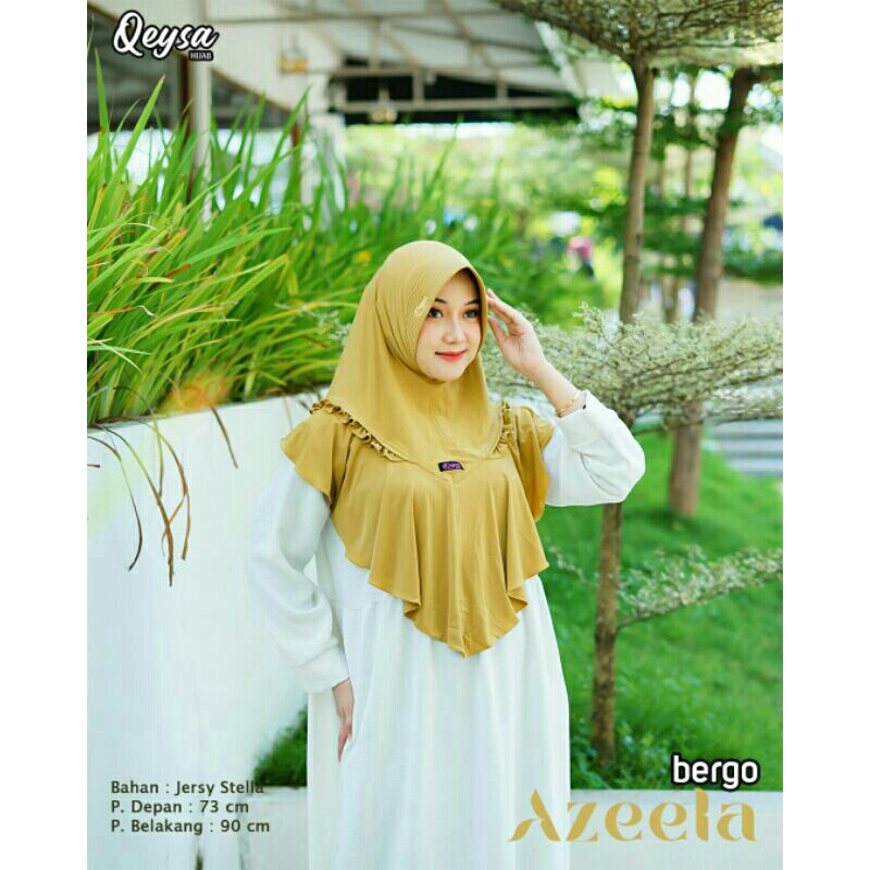 Bergo Azeela Qeysa Ori Terbaru