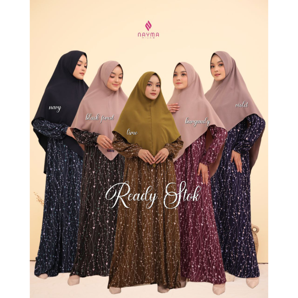 Gamis Harian Katun Bahan Viscose Motif Unik Terbaru Nyaman Gamis Wanita Murah Bahan Super Adem Dress