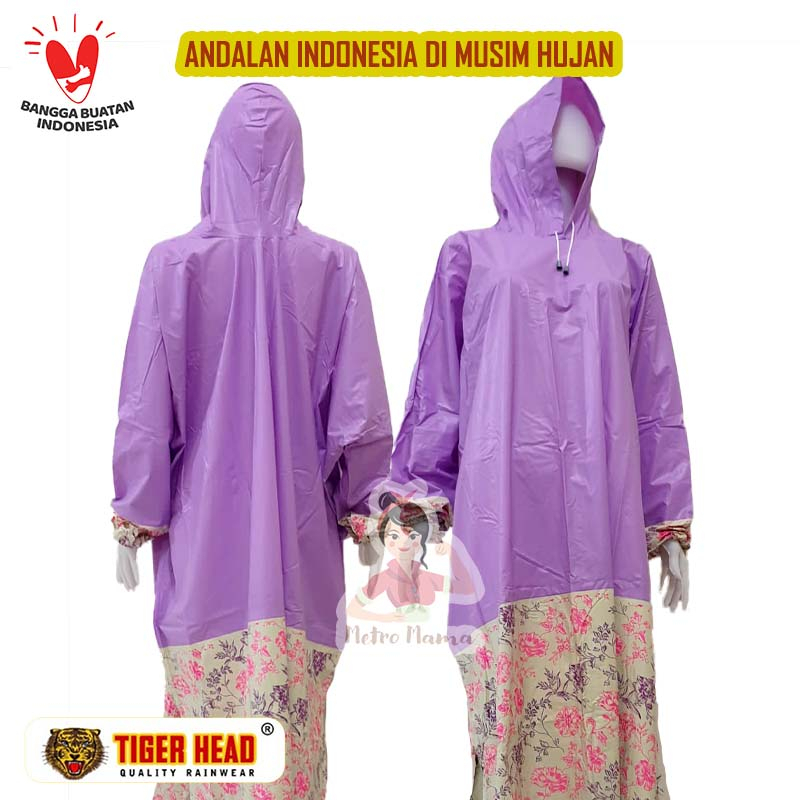 Jas Hujan Muslimah TIGER HEAD GAMIS AISHA 68340 Hijabers