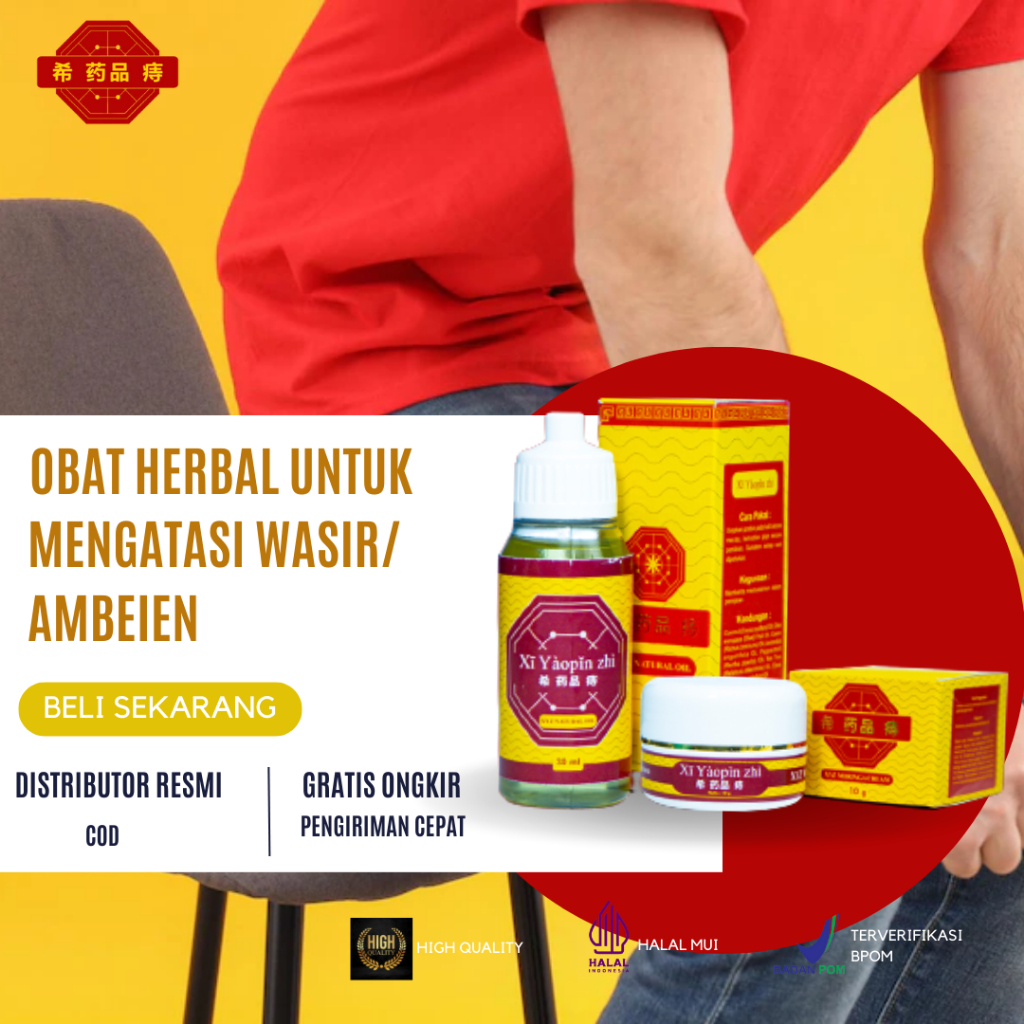 Salep wasir Xi yaopin Zhi ambeyen berdarah Herbal cina ampuh