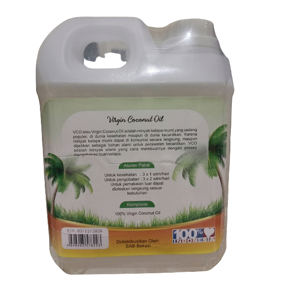 Minyak VCO Kelapa Murni Original 1000 Ml