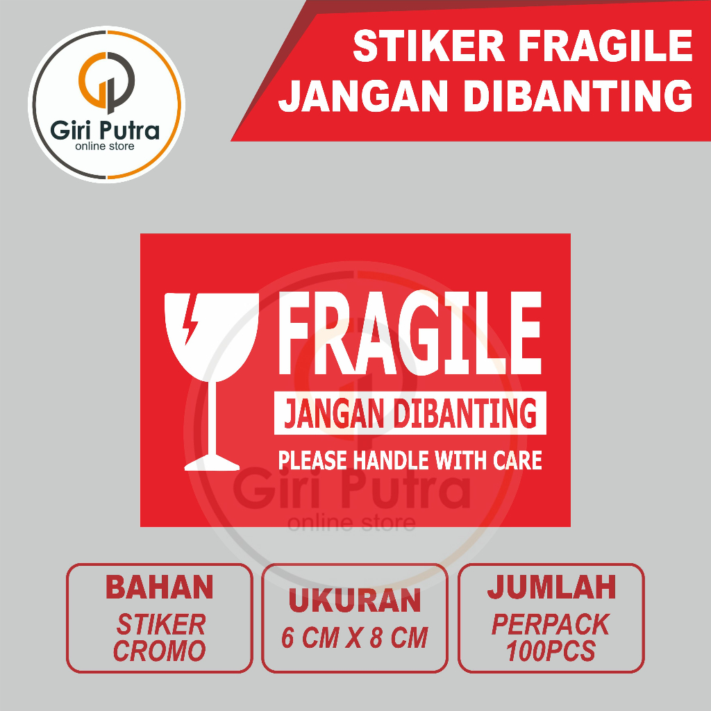 

Stiker Paket / Stiker Paket Pragile / Stiker Paket Jangan di Banting