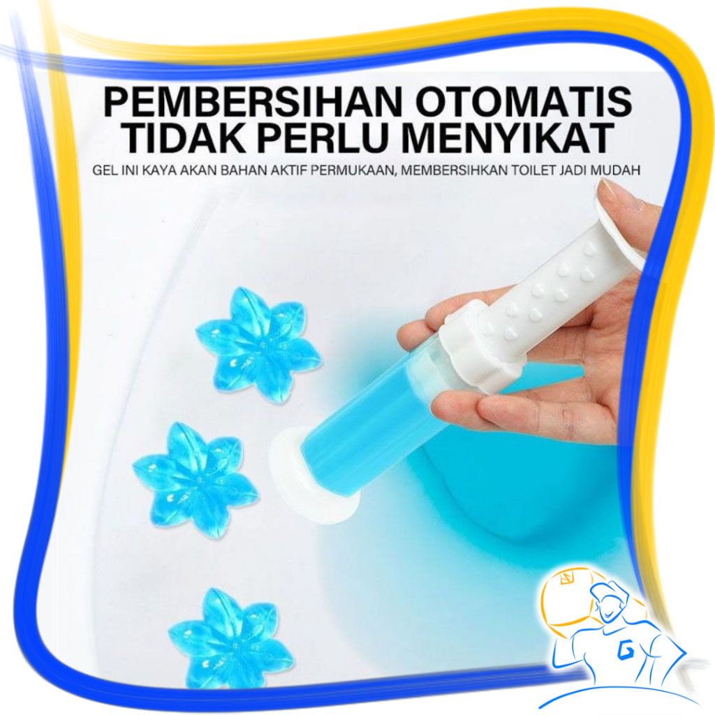 Gel Pembersih Kloset Toilet Cleaning Closet Cleaner Tempel Pengharum Pewangi WC Anti Bau Soap Sabun