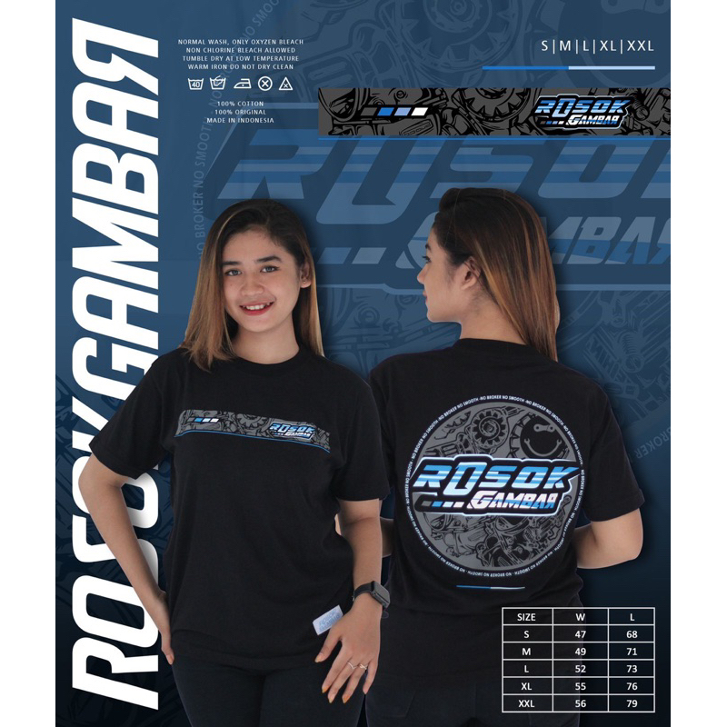 KAOS ROSOK GAMBAR YINYANG ORIGINAL