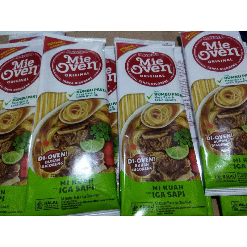 

Mi Oven mie kuah iga sapi
