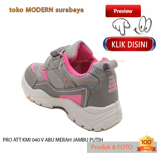 Sepatu anak sepatu sekolah sneakers kets velco PRO ATT KMI 040 V