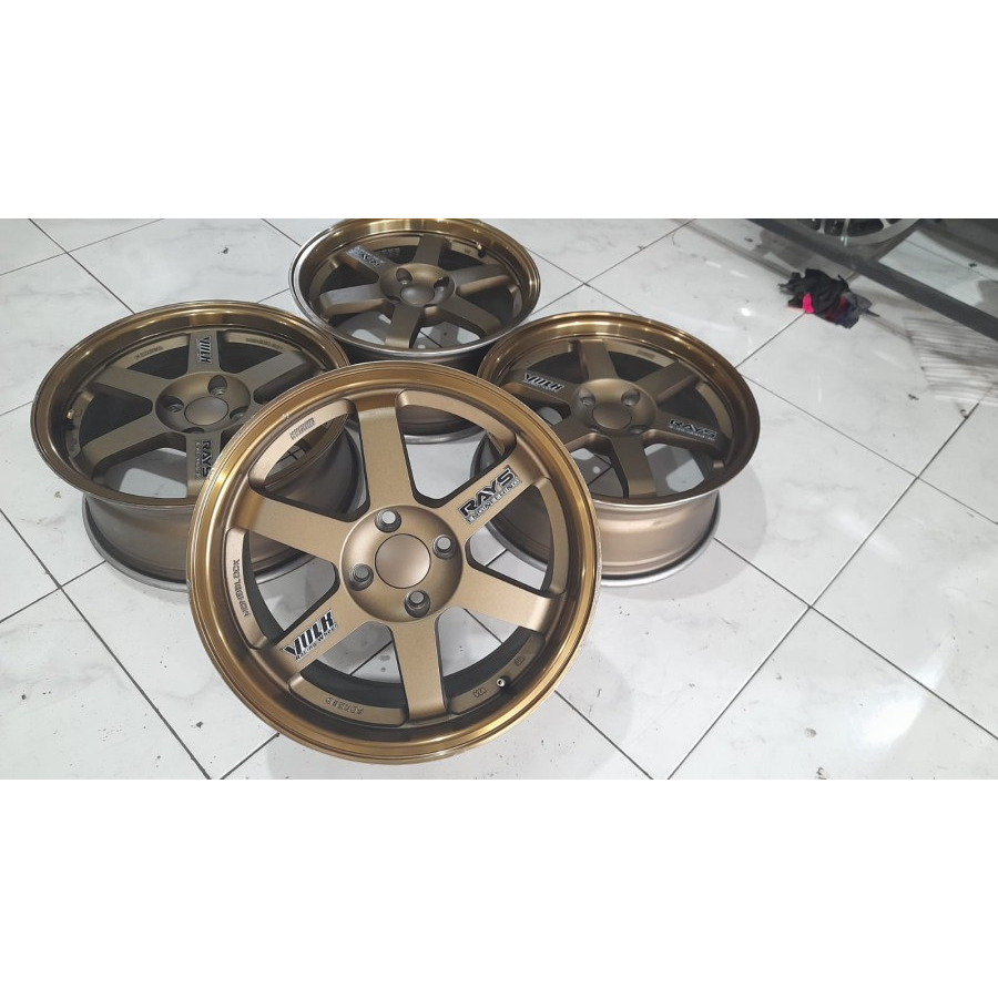 Velg Mobil Bekas Ring 16 Lubang 4 TE37 R16X7 4X100 ET35