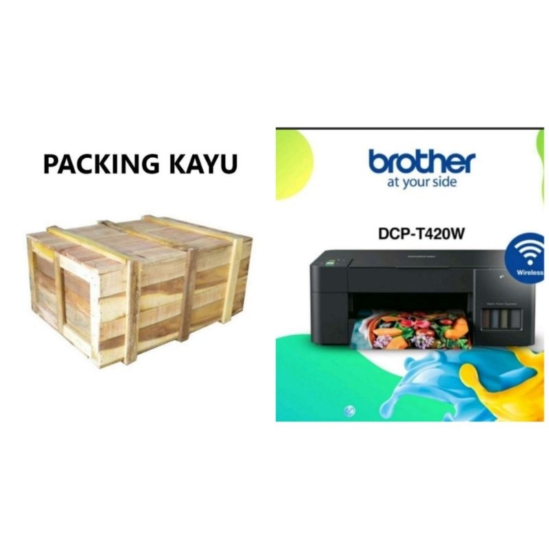 PRINTER BROTHER T420W printer brother DCP T420W + kayu jne