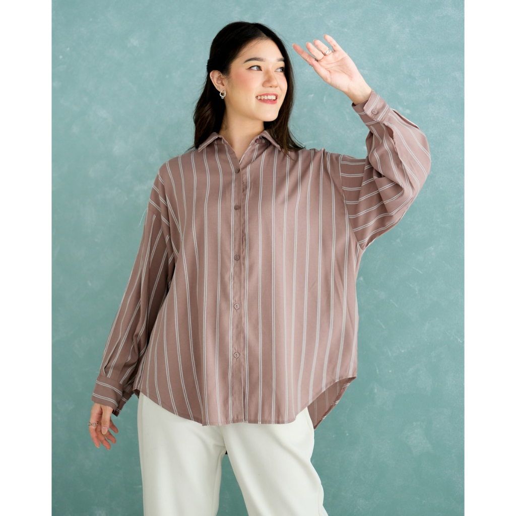 Myrubylicious LUTURA SHIRT KODE 80109 | SHIRT | KEMEJA | KEMEJA WANITA | KEMEJA LENGAN PANJANG | KEMEJA MOTIF