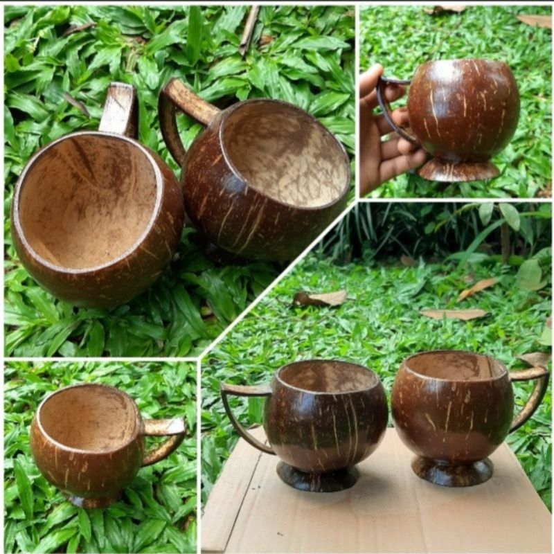 Gelas Cangkir Batok Kelapa/Cangkir Batok Kelapa/Gelas Cangkir Tradisional